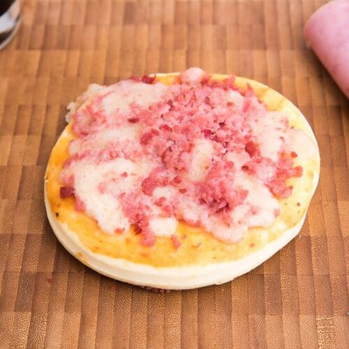 Mini Pizza de Presunto e Muçarela
