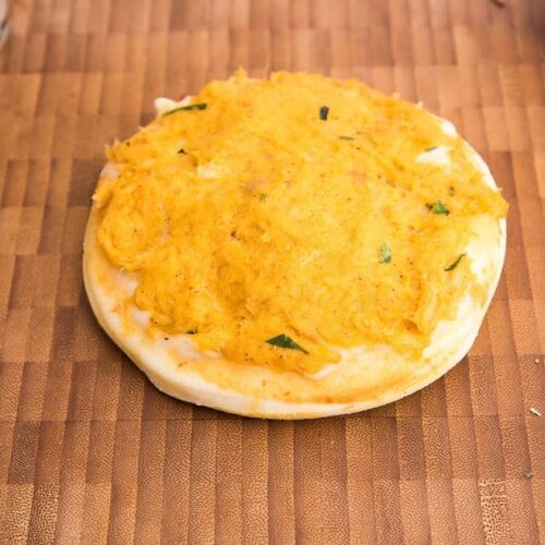 Mini Pizza de Frango c/ Requeijão