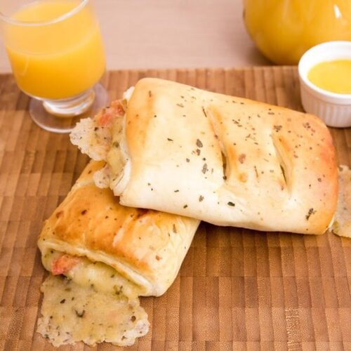 Baguete Folhada de Pizza