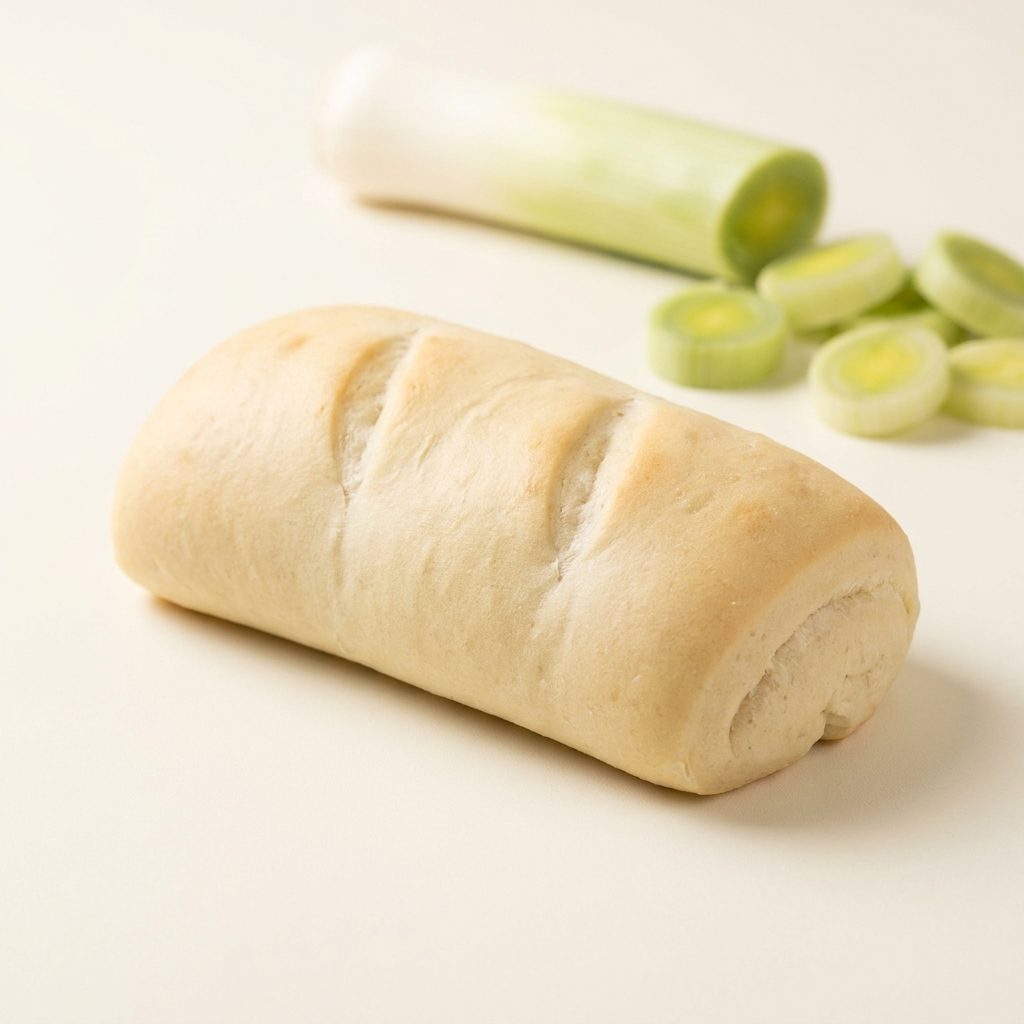 Baguete Folhada de Alho Poró