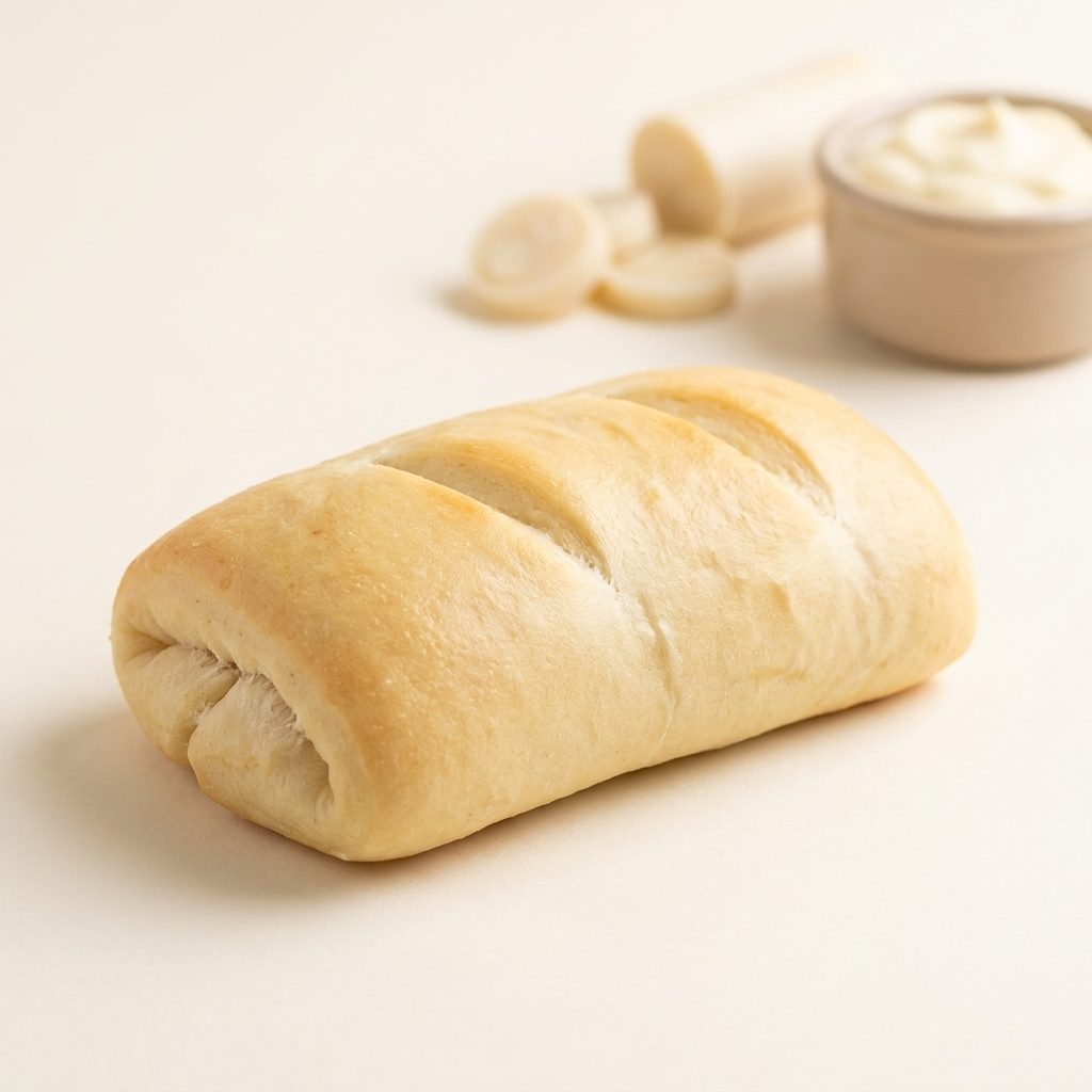 Baguete Folhada de Palmito c/ Requeijão