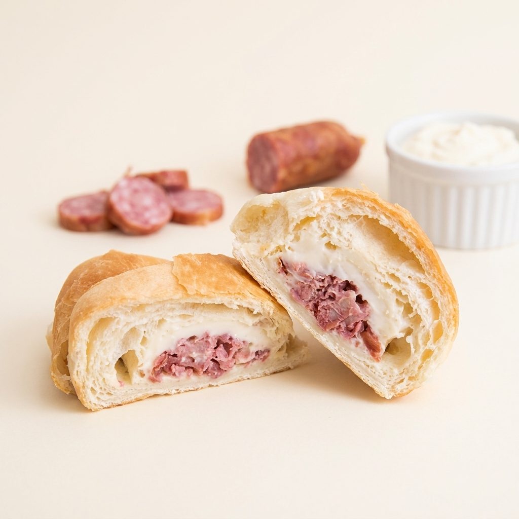 Croissant Folhado de Calabresa c/ Requeijão
