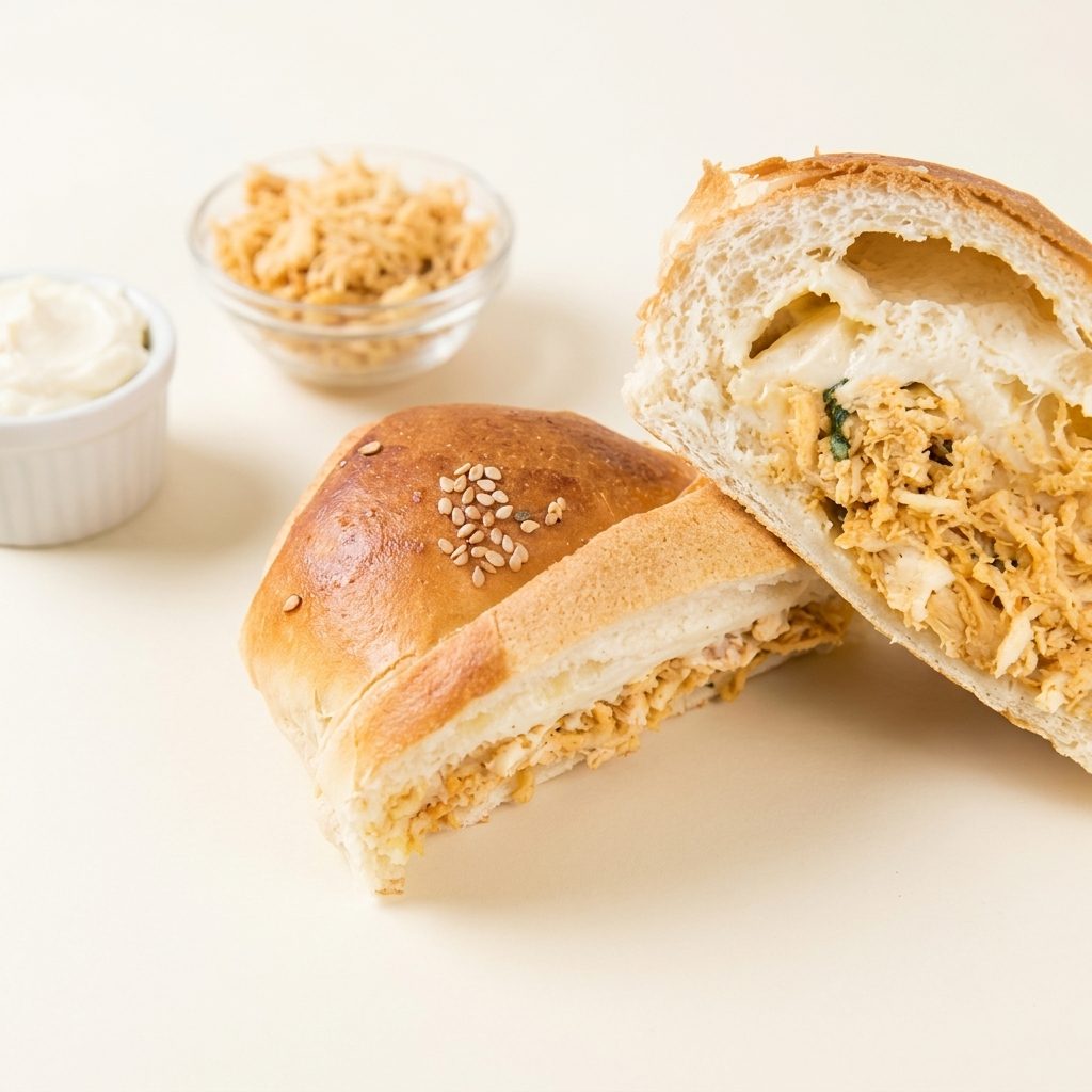 Croissant Folhado de Frango c/ Requeijão