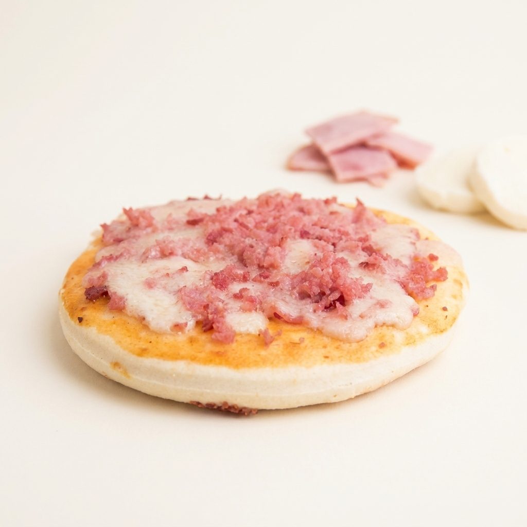 Mini Pizza de Presunto e Muçarela