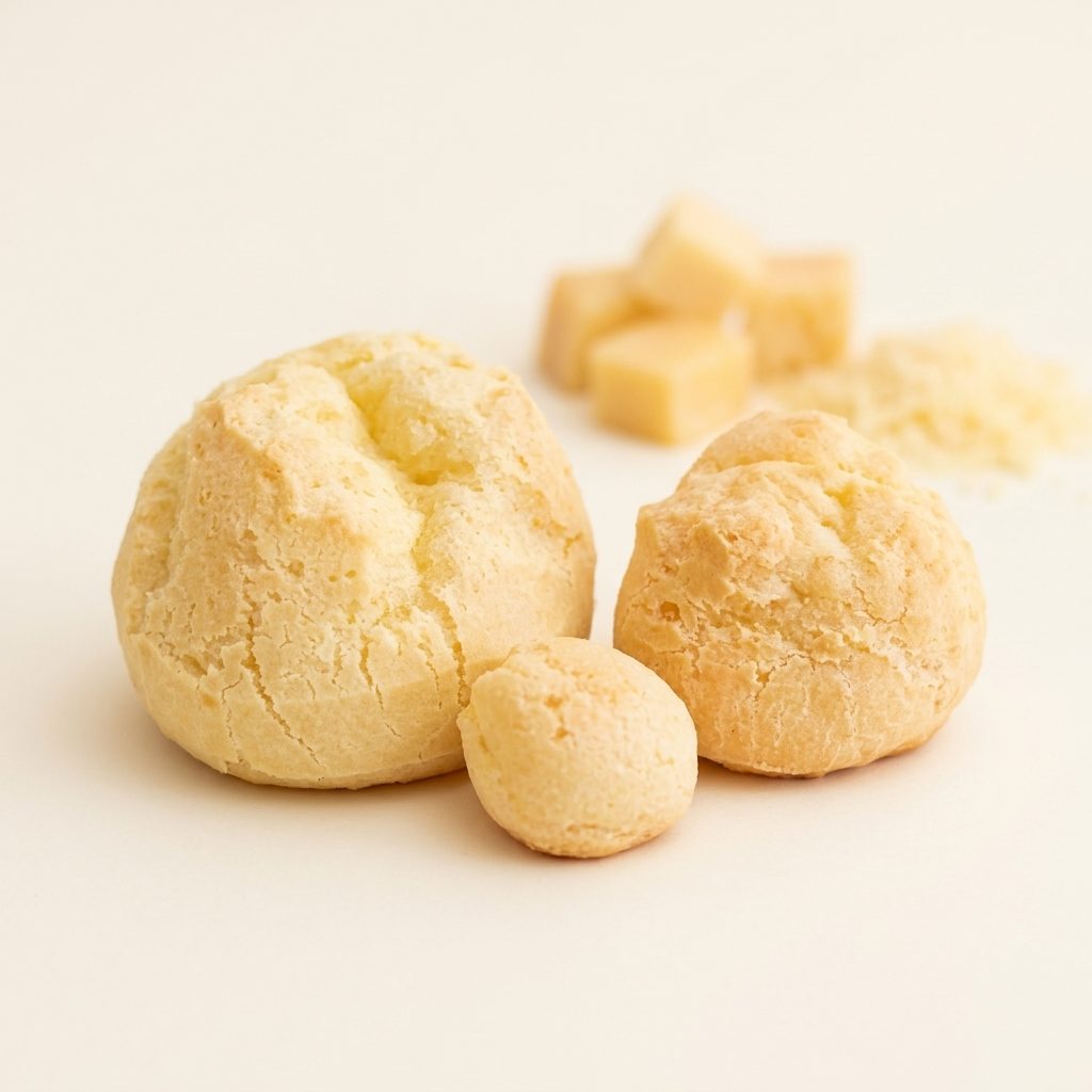 Pão de Queijo Tradicional — 10 g, 50 g e 100 g
